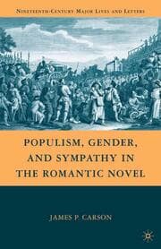 Cover von Populism, Gender, and Sympathy in the Romantic Novel