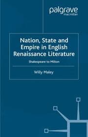 Cover von Nation, State and Empire in English Renaissance Literature