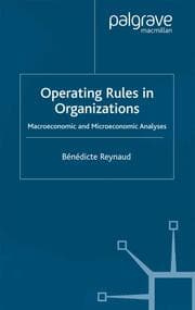 Cover von Operating Rules in Organizations