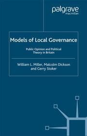 Cover von Models of Local Governance