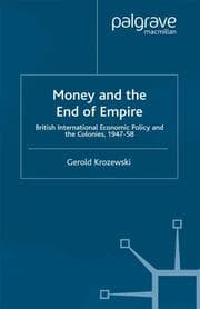 Cover von Money and the End of Empire