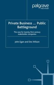 Cover von Private Business-Public Battleground