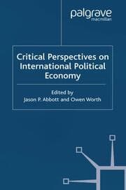 Cover von Critical Perspectives on International Political Economy