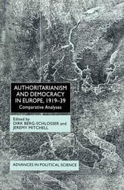 Cover von Authoritarianism and Democracy in Europe, 1919-39