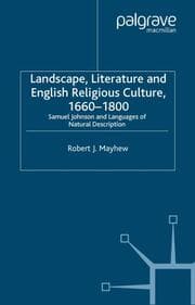 Cover von Landscape, Literature and English Religious Culture, 1660-1800