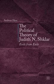 Cover von The Political Theory of Judith N. Shklar