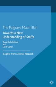Cover von Towards a New Understanding of Sraffa