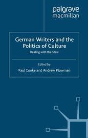 Cover von German Writers and the Politics of Culture
