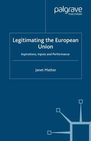 Cover von Legitimating the European Union