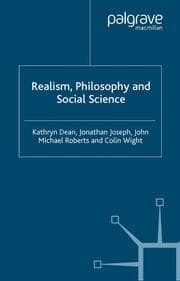 Cover von Realism, Philosophy and Social Science