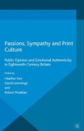 Cover von Passions, Sympathy and Print Culture