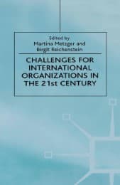 Cover von Challenges For International Organizations in the 21st Century