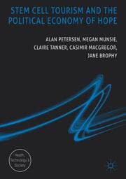 Cover von Stem Cell Tourism and the Political Economy of Hope