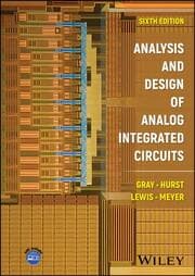 Cover von Analysis and Design of Analog Integrated Circuits