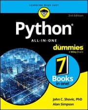 Cover von Python All-in-One For Dummies