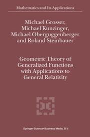 Cover von Geometric Theory of Generalized Functions with Applications to General Relativity