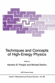 Cover von Techniques and Concepts of High-Energy Physics