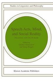 Cover von Speech Acts, Mind, and Social Reality
