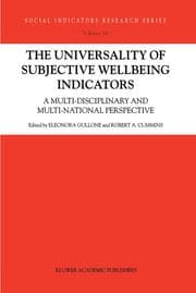 Cover von The Universality of Subjective Wellbeing Indicators
