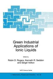 Cover von Green Industrial Applications of Ionic Liquids