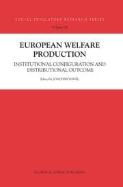 Cover von European Welfare Production