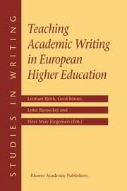 Cover von Teaching Academic Writing in European Higher Education