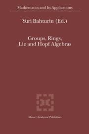 Cover von Groups, Rings, Lie and Hopf Algebras