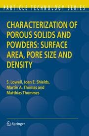 Cover von Characterization of Porous Solids and Powders: Surface Area, Pore Size and Density