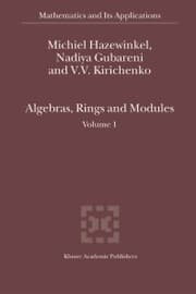 Cover von Algebras, Rings and Modules