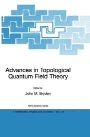 Cover von Advances in Topological Quantum Field Theory