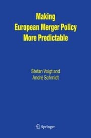 Cover von Making European Merger Policy More Predictable