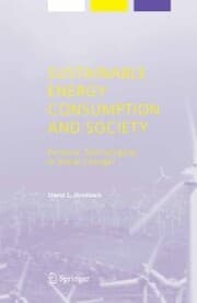 Cover von Sustainable Energy Consumption and Society