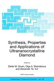 Cover von Synthesis, Properties and Applications of Ultrananocrystalline Diamond