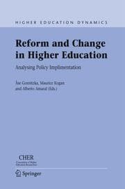 Cover von Reform and Change in Higher Education