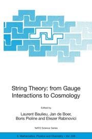 Cover von String Theory: From Gauge Interactions to Cosmology