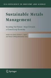 Cover von Sustainable Metals Management