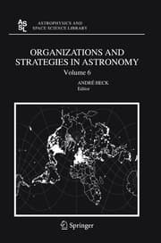 Cover von Organizations and Strategies in Astronomy 6