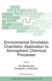 Cover von Environmental Simulation Chambers: Application to Atmospheric Chemical Processes