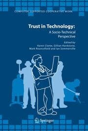 Cover von Trust in Technology:A Socio-Technical Perspective