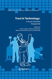 Cover von Trust in Technology: A Socio-Technical Perspective