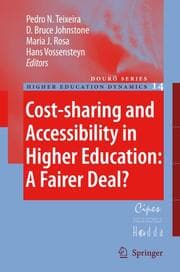 Cover von Cost-sharing and Accessibility in Higher Education: A Fairer Deal?
