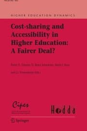 Cover von Cost-sharing and Accessibility in Higher Education: A Fairer Deal?
