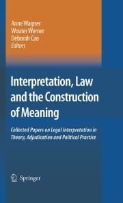 Cover von Interpretation, Law and the Construction of Meaning