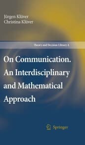 Cover von On Communication. An Interdisciplinary and Mathematical Approach