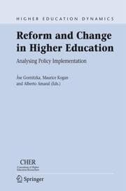 Cover von Reform and Change in Higher Education