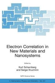 Cover von Electron Correlation in New Materials and Nanosystems