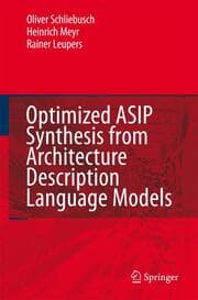 Cover von Optimized ASIP Synthesis from Architecture Description Language Models