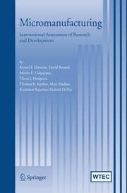 Cover von International Assessment of Research and Development in Micromanufacturing
