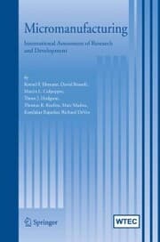 Cover von Micromanufacturing
