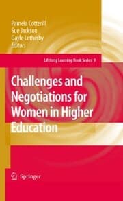 Cover von Challenges and Negotiations for Women in Higher Education